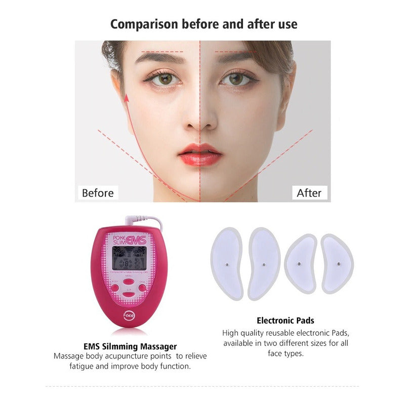 4 Pads Electrodos Parches Electroestimulador Facial Ten Ems