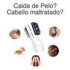 Crecimiento De Cabello Peine Láser Caida Cepillo Masajeador Blanco