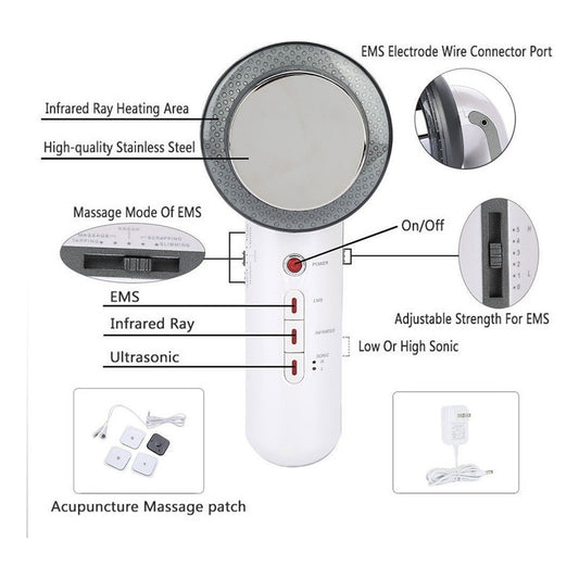 Galvanica 3 Funciones  Ultrasonico Ems Foton Led Envio Grati