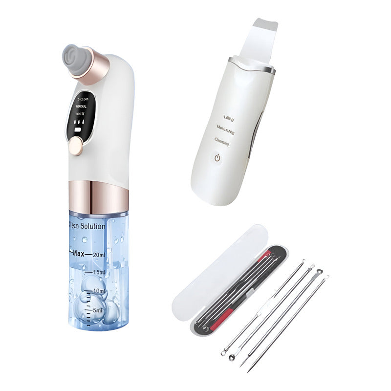 Hidrafacial Hidrodermobrasion+ Skin Scrubber+ Sacacomedones Todo Tipo De Piel Día/noche