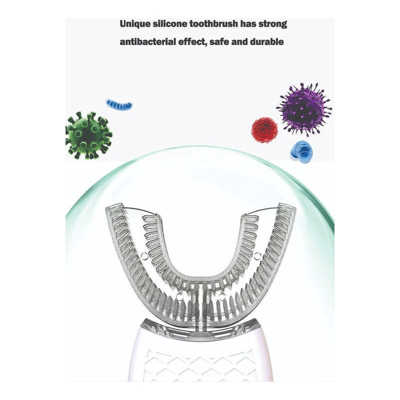 Cepillo De Dientes Ultrasonico Adulto Forma U 360+repuesto