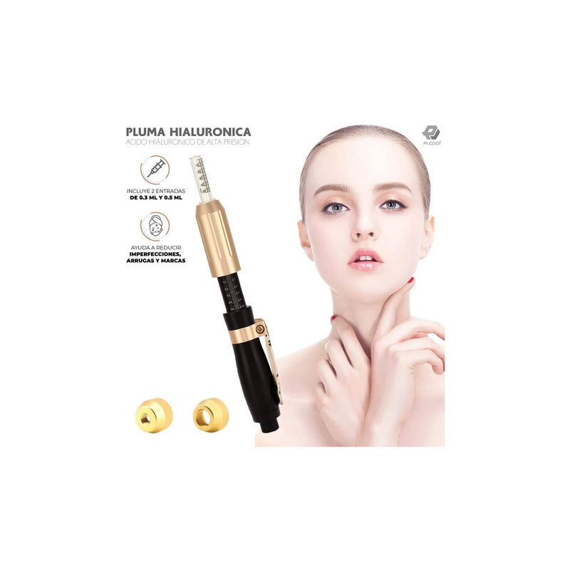 Hyaluron Pen Pluma Hialurónica Facial 2 En 1 0.3  0.5 Ml Todo Tipo De Piel