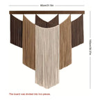 Tapiz Colgante Adorno Macrame Tejido Tulum Decor