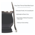 Vaso Matero Con Aislamiento  Yerba Mate, Te, Tisanas