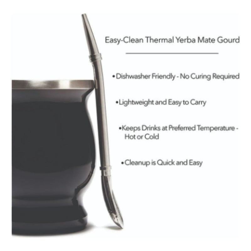 Vaso Matero Con Aislamiento  Yerba Mate, Te, Tisanas