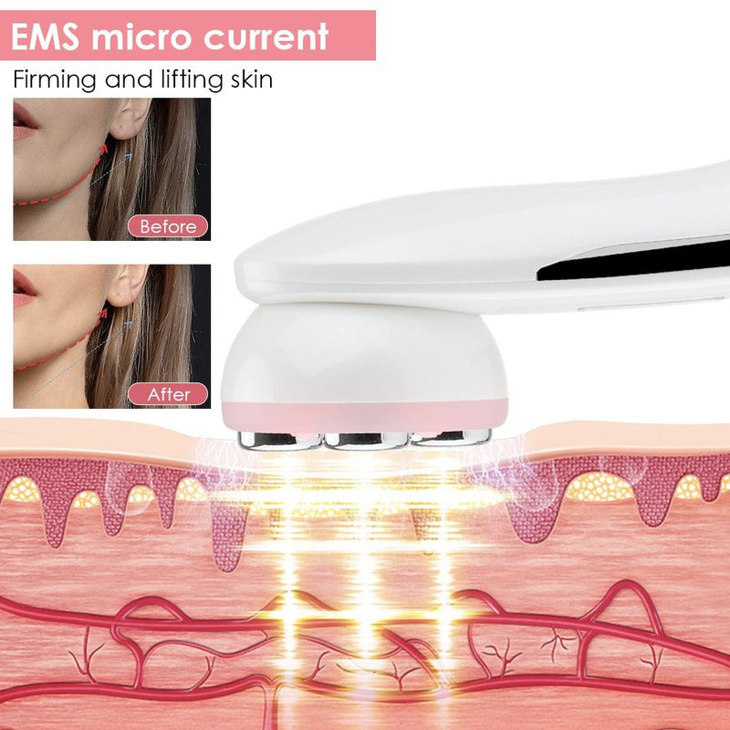Máquina  Facial Ems+ Reafirmante+led +electroporador Arrugas