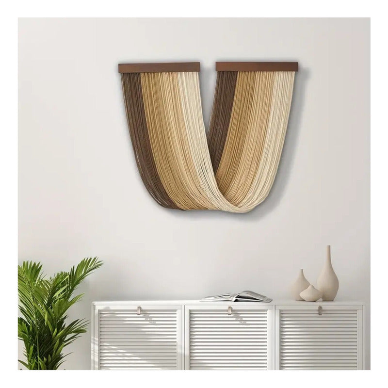 Decoración Colgante Tapiz Macramé Tulum Boho Adorno