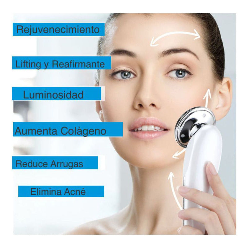 Maquina Belleza 6 En 1 Rf+ Ems+led+ultras  Mas Skin Scrubber