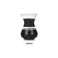 Cafetera De Goteo Vidrio Pourover V60 Chemex Artesanal 400ml Negro