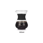 Cafetera De Goteo Vidrio Pourover V60 Chemex Artesanal 400ml Negro