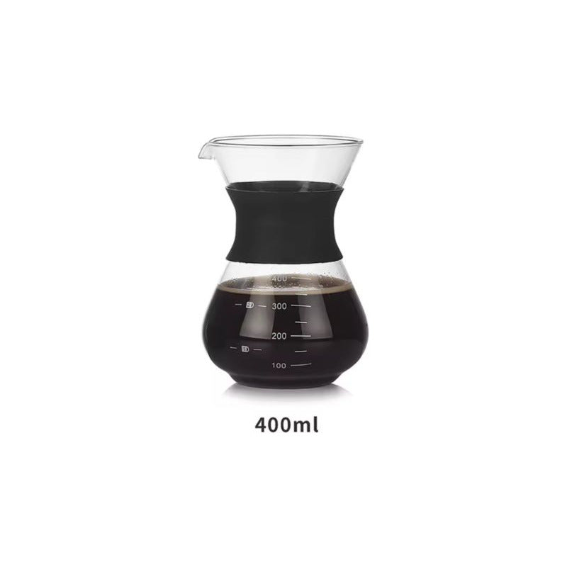 Cafetera De Goteo Vidrio Pourover V60 Chemex Artesanal 400ml