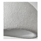 Lampara Nordica Diseño Wabi Sabi Decoración Pantalla 50cm Estructura Blanco