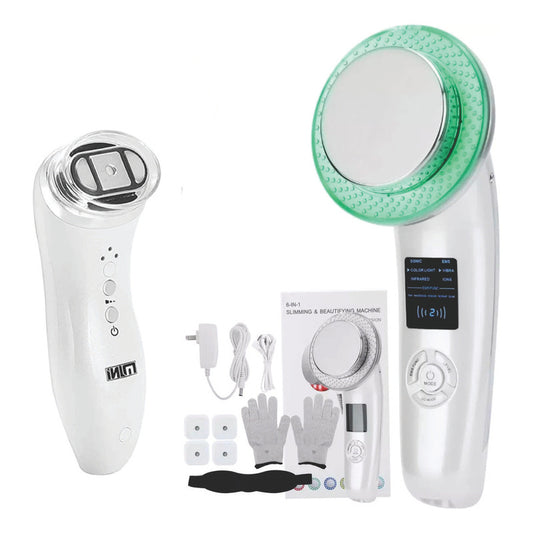 Kit Mini Hifu Rf + Dispositivo 6en1 Ultrasonic Corporal+gel