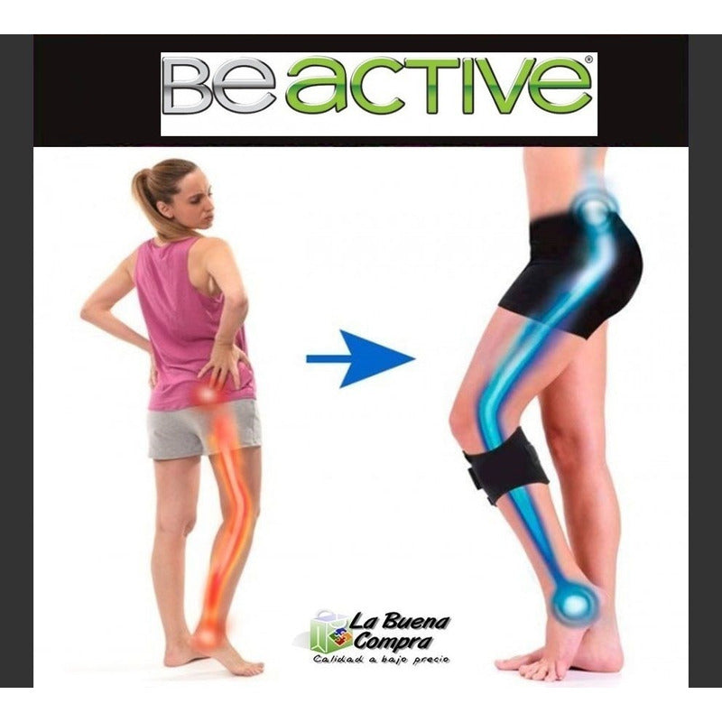 Faja Beactive Para Dolor De Ciatica Rodillera Envio Gratis Negro Unitalla