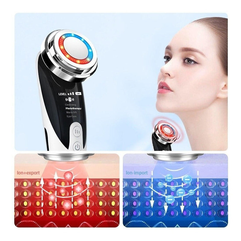 Máquina De Belleza Ems Reafirmante Facial Fotón Led Arrugas