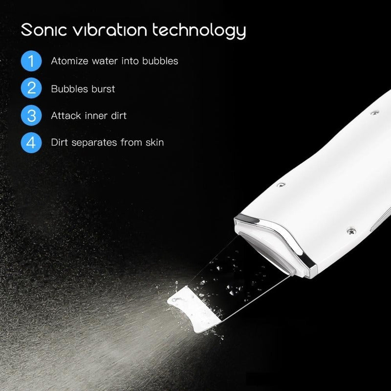 Limpiador Facial Peeling Ultrasónico Portatil Skin Scrubber