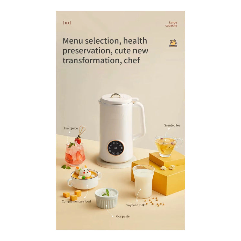 Maquina Para Hacer Leche Vegetale Soya,pasta, Molinillo,jugo