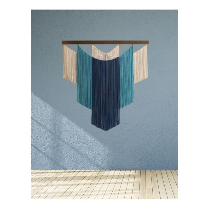 Tapiz Colgante Adorno Macrame Tejido Tulum Decor