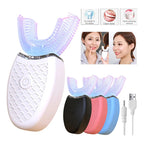 Cepillo De Dientes Ultrasonico Adulto Forma U 360 Grados Blanco