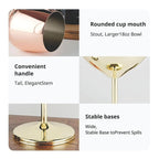 Copas De Vino Metalicas Acero Inoxidable 2pz