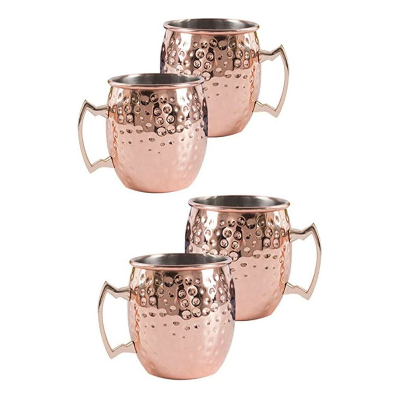 Tazas Vasos Moscow Cobre 4 Pzas Envio Gratis Cobre Vintage