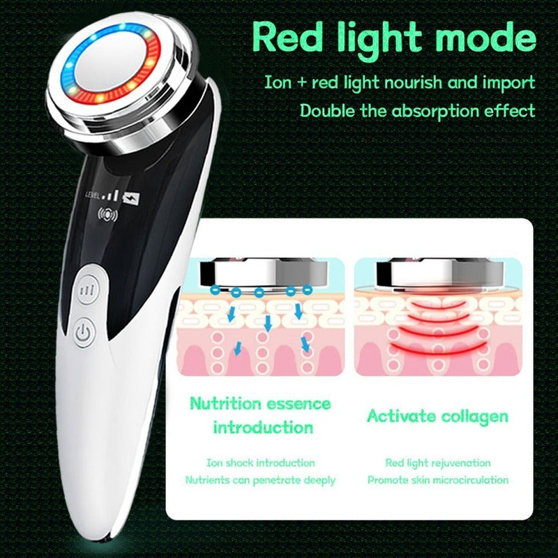 Máquina De Belleza Ems Reafirmante Facial Fotón Led Arrugas