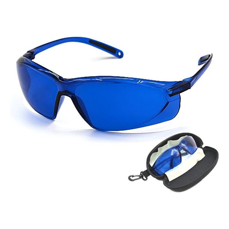 Lentes De Proteccion Ipl, Laser + Googles + Cristal Azul