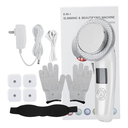 Cavitacion 6 En 1 Ultrasonic Galvanica Ems Led + Gel
