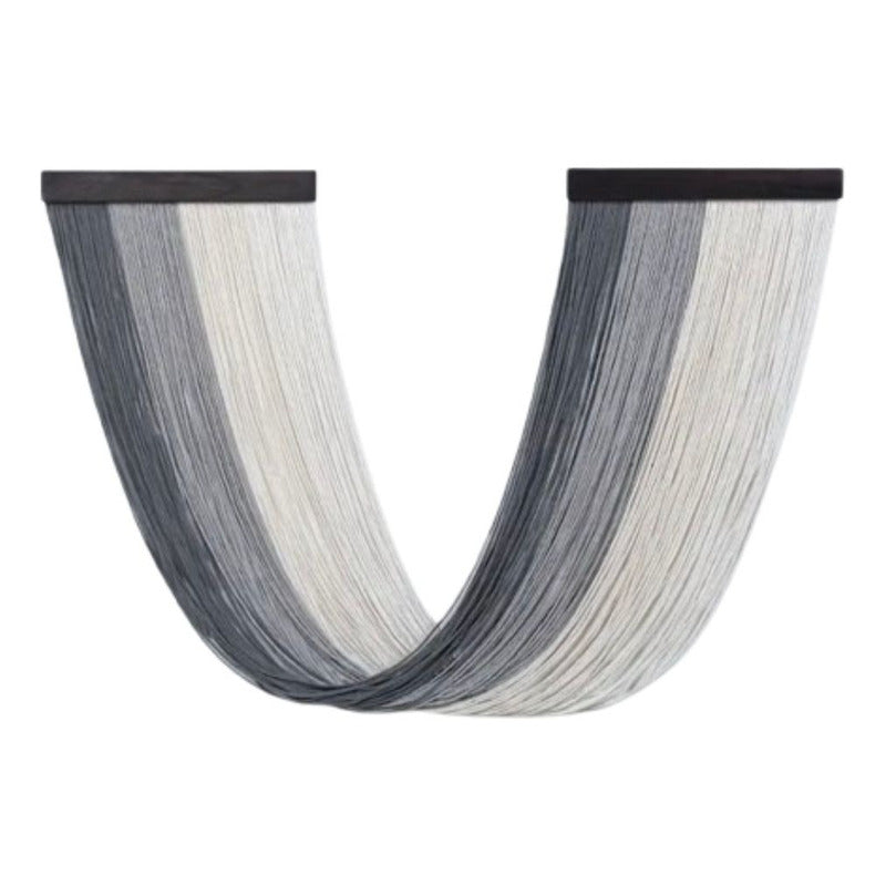 Tapiz Colgante Adorno Macrame Tejido Tulum Decor Blanco