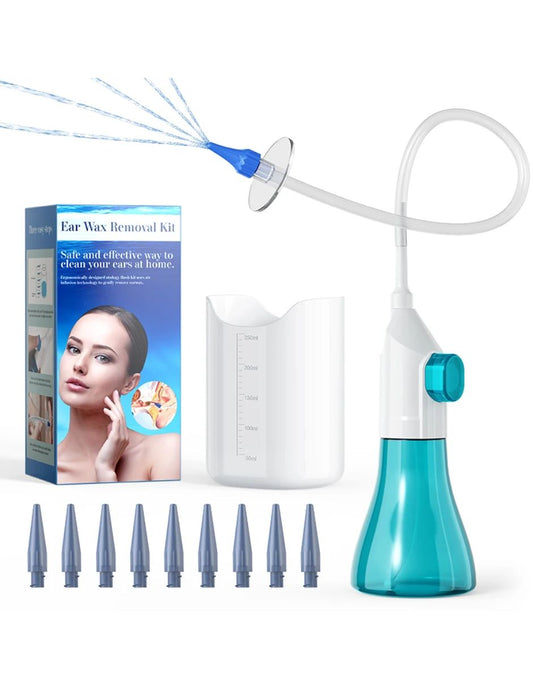 Kit Limpieza Oidos Remueve Cerilla  Lavado Orejas Otitis