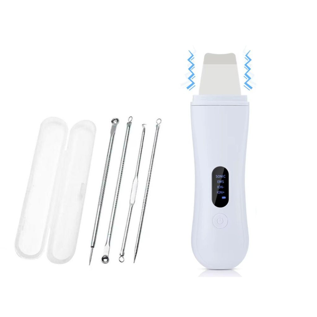 Limpiador Facial Skin Scrubber+sacacomedones Skin Care Acne Blanco