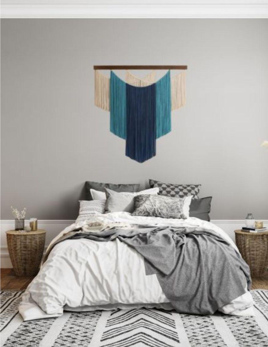 Tapiz Colgante Adorno Macrame Tejido Tulum Decor