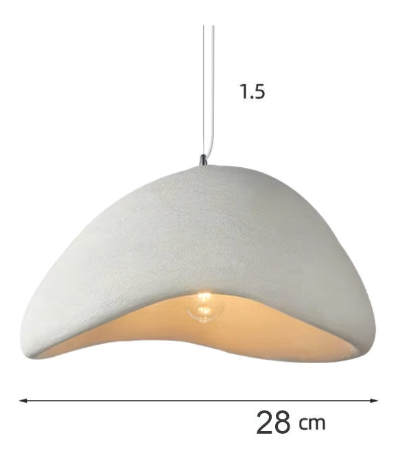 Lampara Techo Nordica Diseño Wabi Sabi  Decoracion Moderna