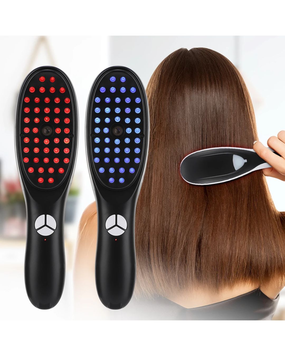Peine Cepillo Regenera Crecimiento Cabello Anti Caida Alopec