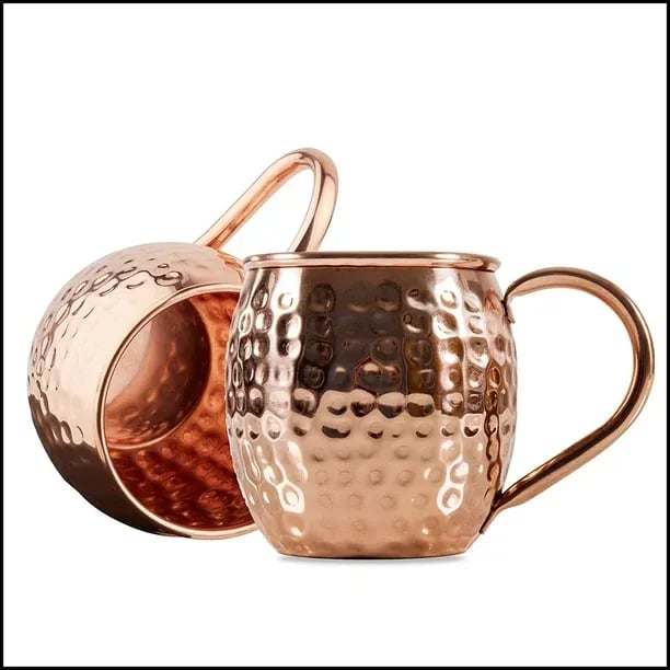 Tazas Vasos Moscow Cobre 4 Pzas  Vintage