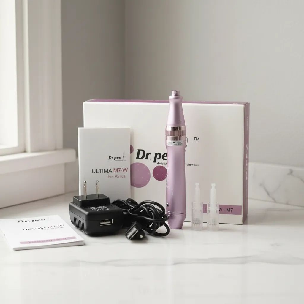 Dermapen M7 Metálico Alámbrico Recargable Mas 2 Cartuchos
