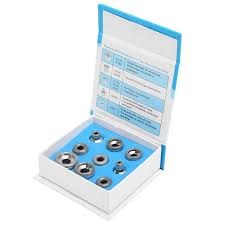 Set Puntas Diamante Microdermoabrasion Spa Exfoliar 9pz Todo Tipo De Piel