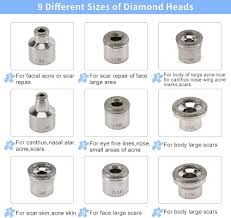 Set Puntas Diamante Microdermoabrasion Spa Exfoliar 9pz Todo Tipo De Piel