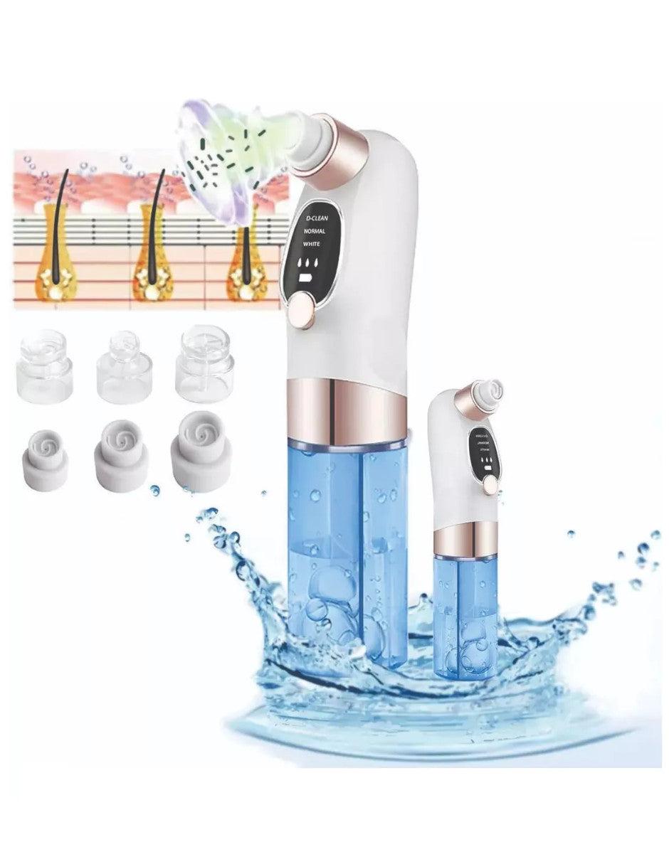 Hidrafacial Hidrodermobrasion+ Skin Scrubber+ Sacacomedones Todo Tipo De Piel Día/noche