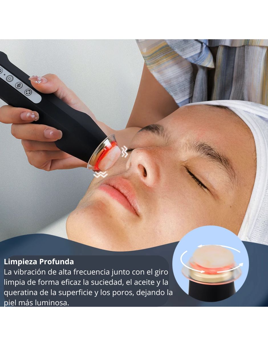 Pluma Exfoliante Facial Burbujas De Oxigeno Spa