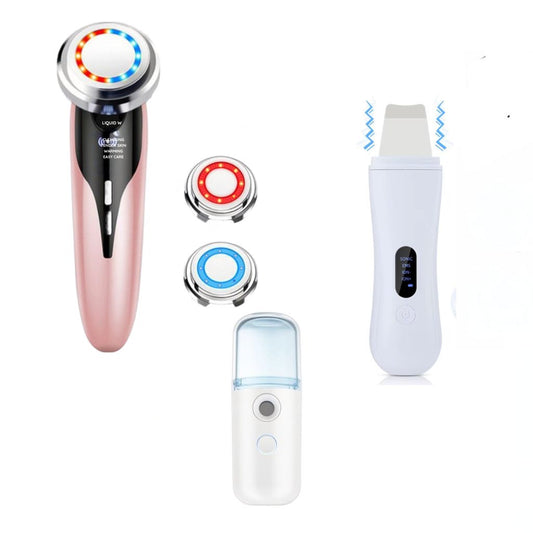 Maquina Belleza 6 En 1 Rf+ Ems+led+ultras  Mas Skin Scrubber