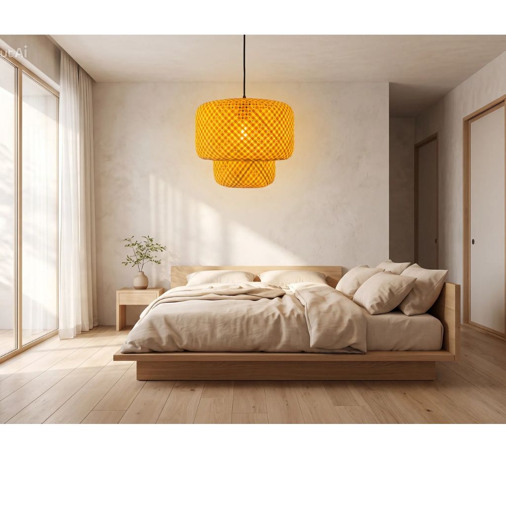 Lampara Colgante Techo Pantalla Araña Boho Decoración