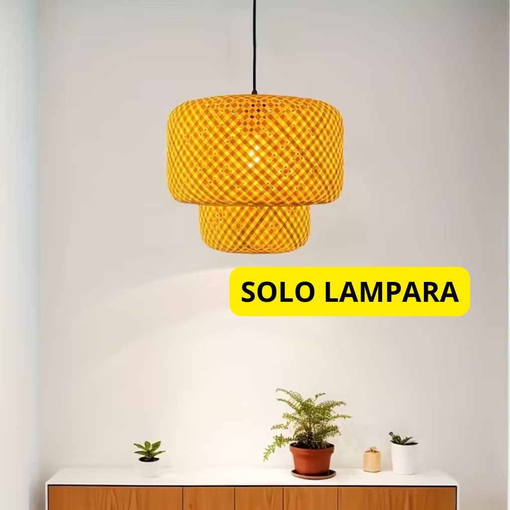 Lampara Colgante Techo Pantalla Araña Boho Decoración
