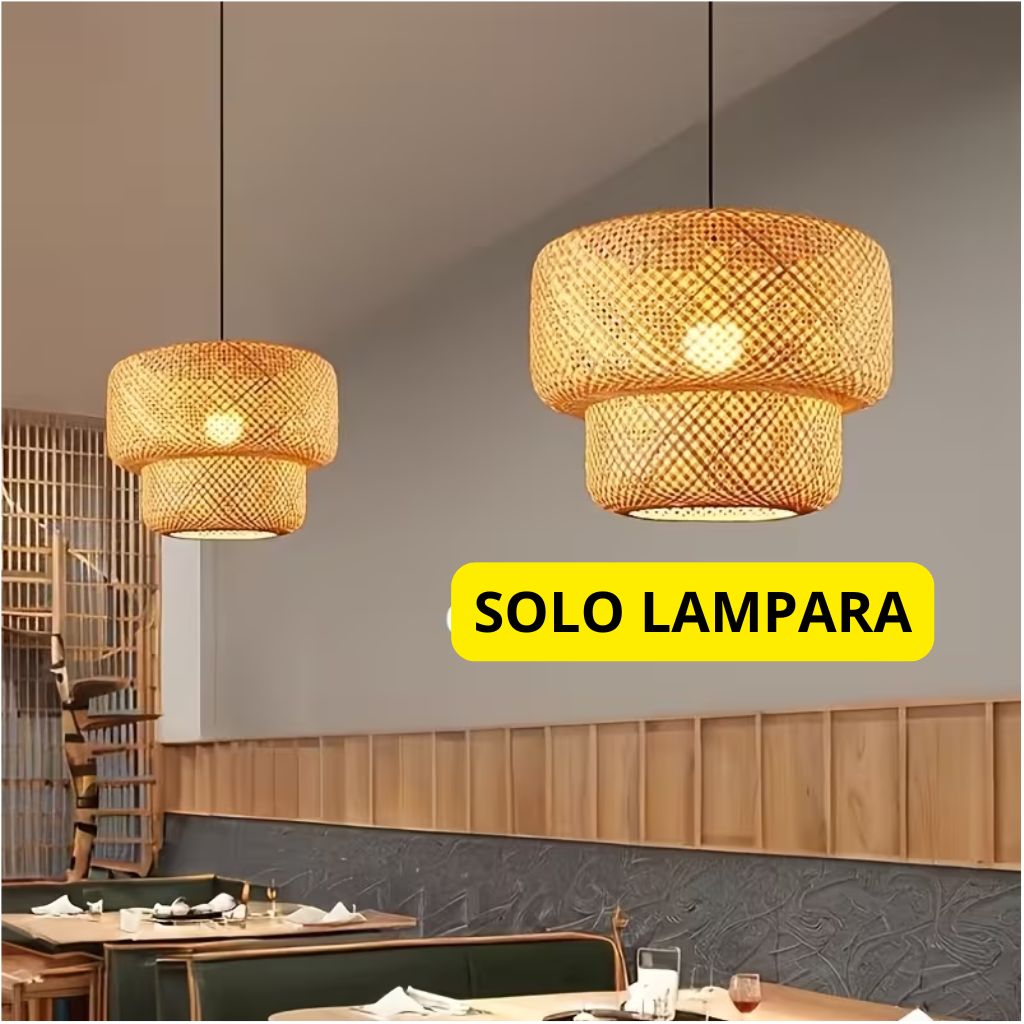 Lampara Colgante Techo Pantalla Araña Boho Decoración