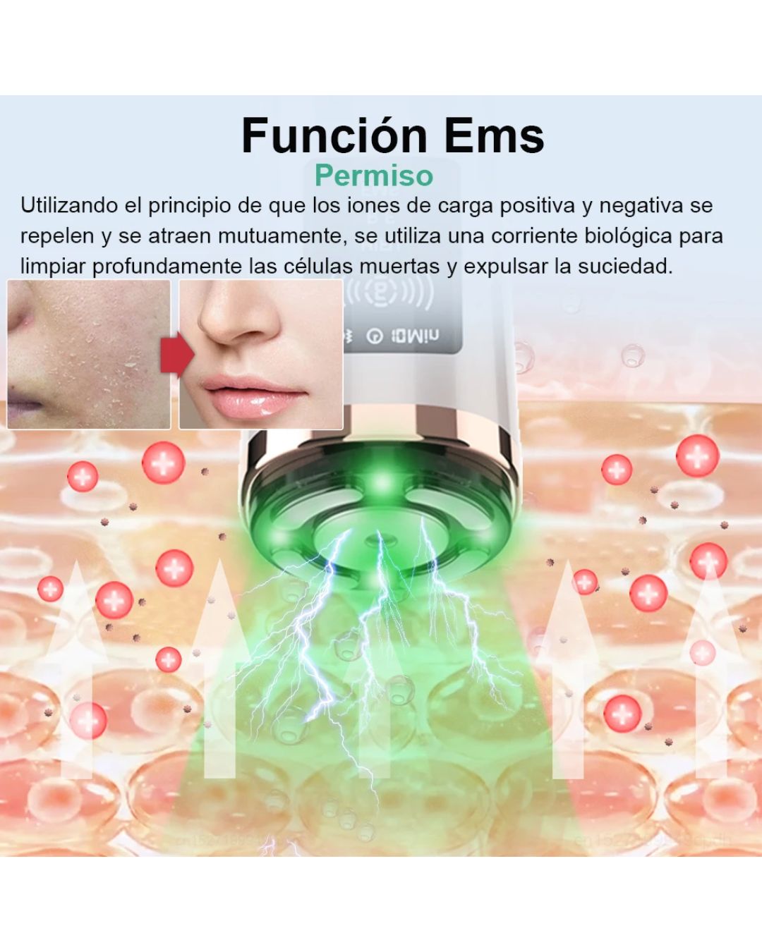Rejuvenecimient Facial Antiarrugas Lifting Rf Ems Led 4 En 1