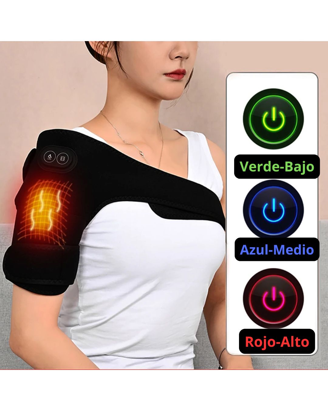 Rodillera Hombrera  3en1  Codo Alivia Dolor Calienta +masaje