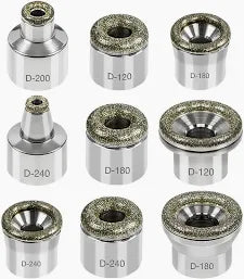 Set Puntas Diamante Microdermoabrasion Spa Exfoliar 9pz Todo Tipo De Piel