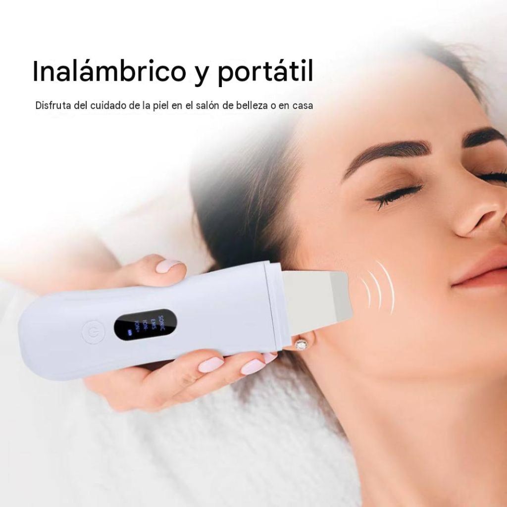 Limpiador Facial Skin Scrubber+sacacomedones Skin Care Acne Blanco