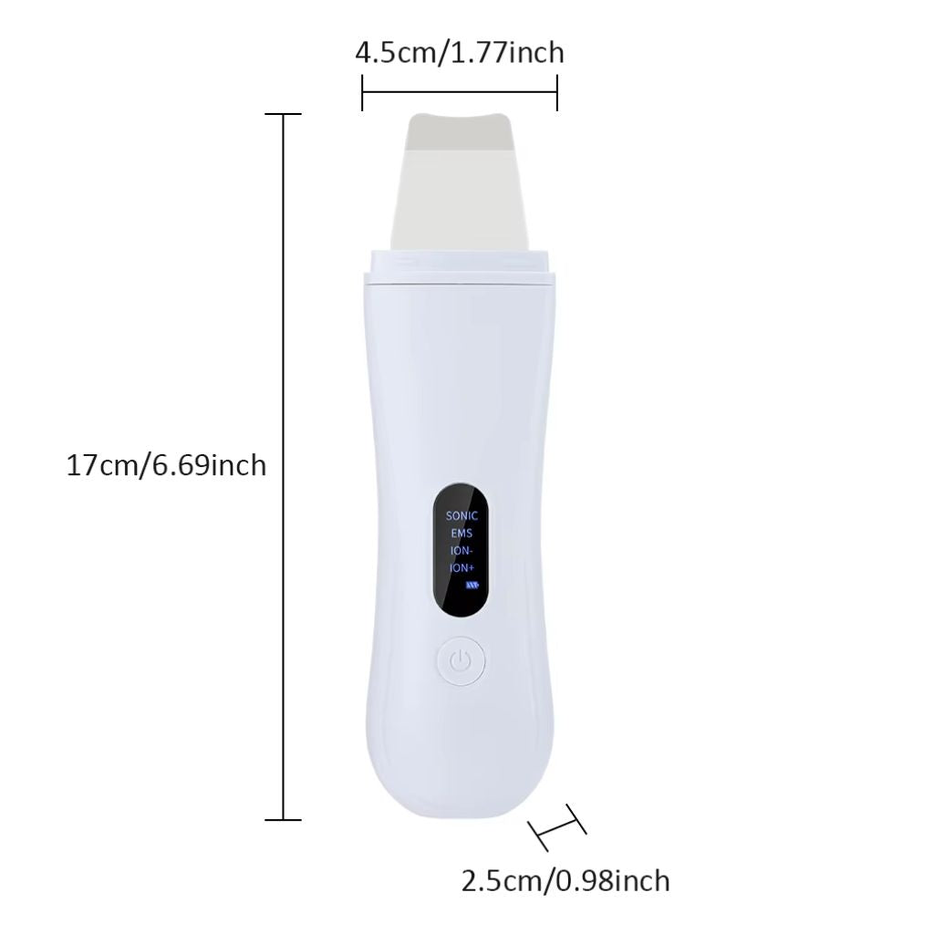 Limpiador Facial Peeling Ultrasónico Portatil Skin Scrubber